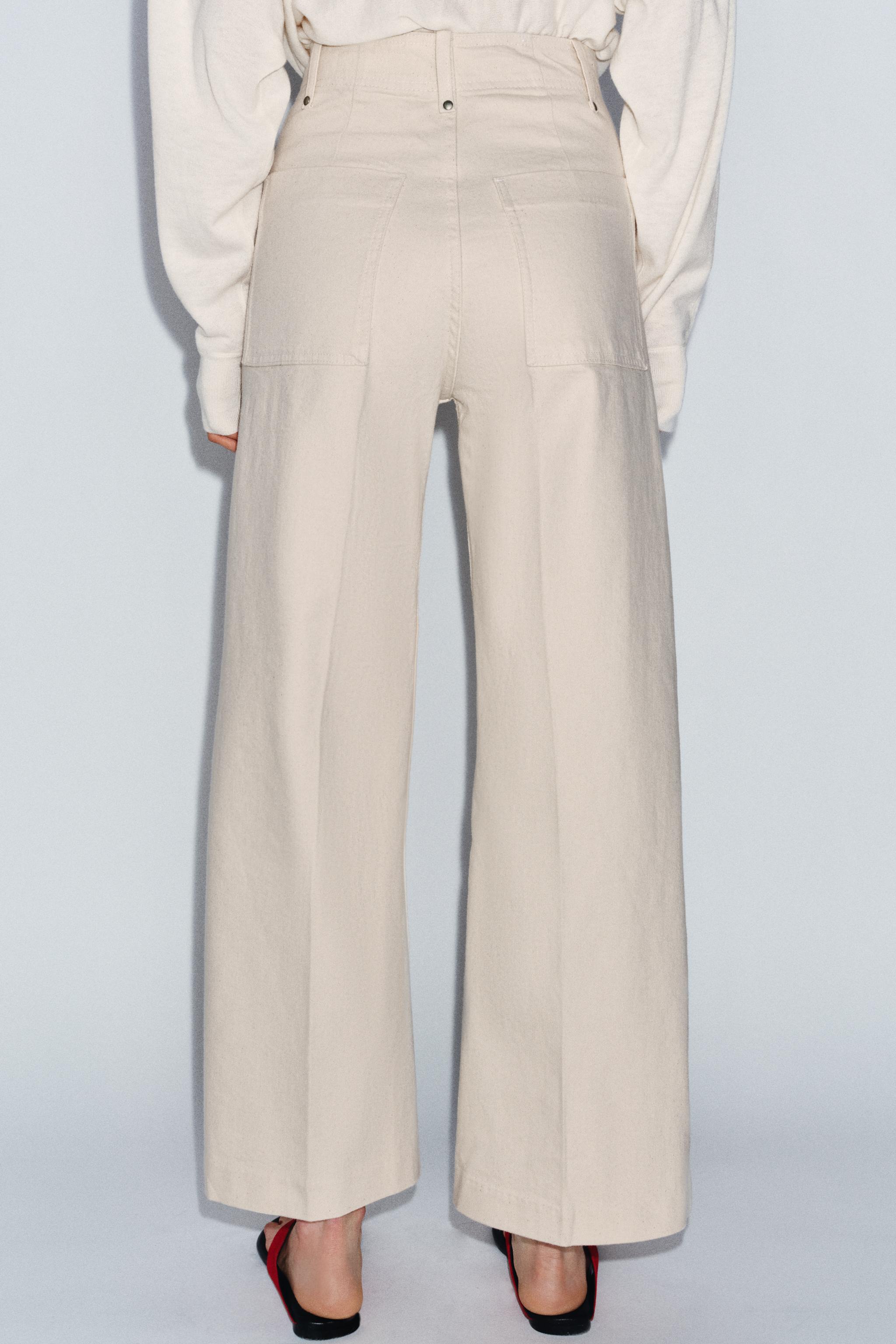 ZW COLLECTION HIGH WAIST WIDE LEG JEANS